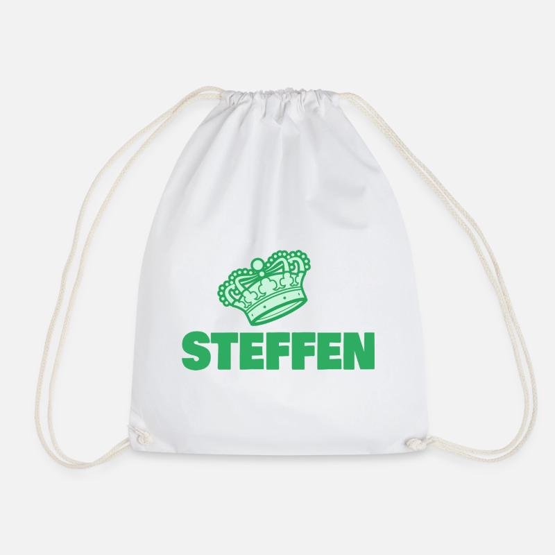 Vorname Steffen - Turnbeutel - Weiß