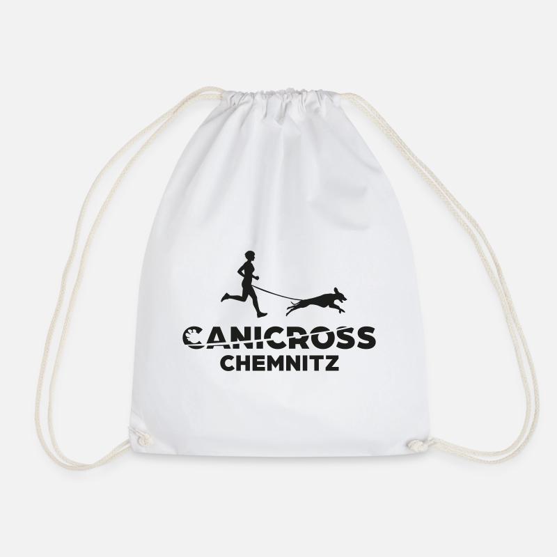 Logo-Canicrosschemnitz - Sac de sport léger - blanc