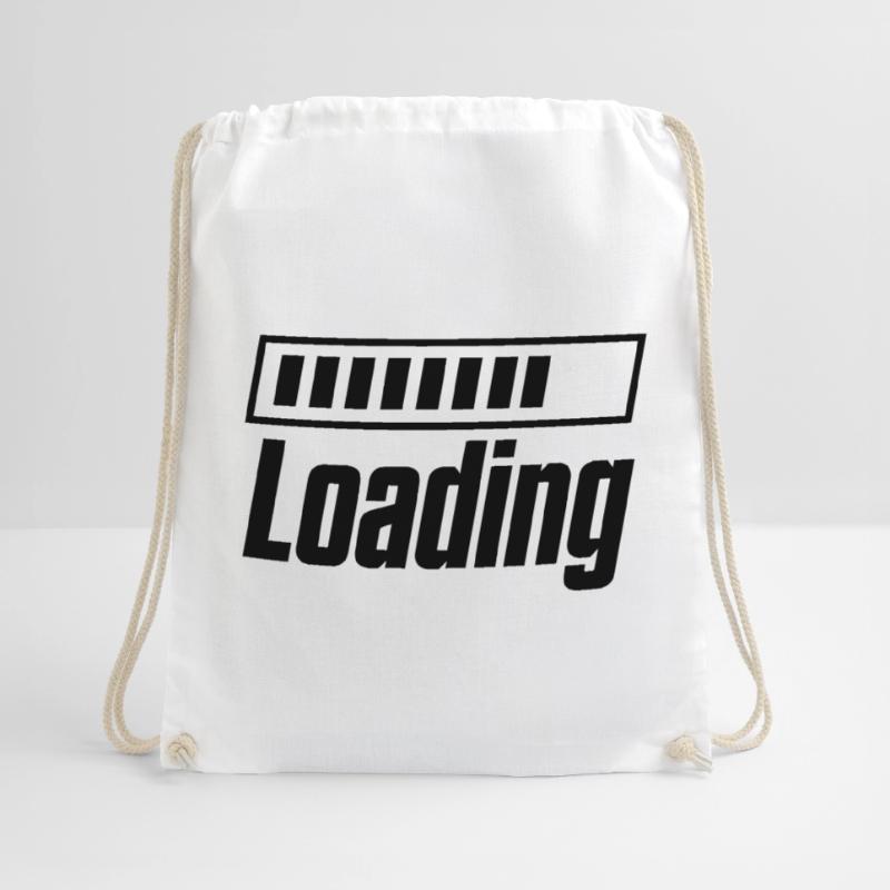 Loading Loading Bar Drawstring Bag