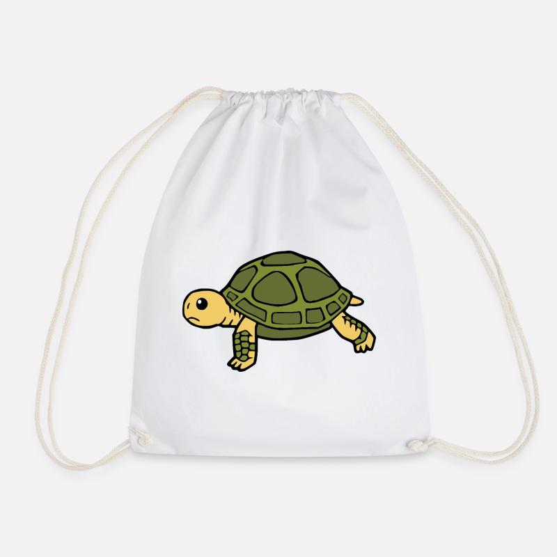 Schildkröten Schildkröten - Turnbeutel - Weiß