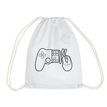 Aperçu de la manette de jeu - Sac de sport léger - blanc - Devant
