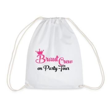 Team Bride - Drawstring Bag - white - Front