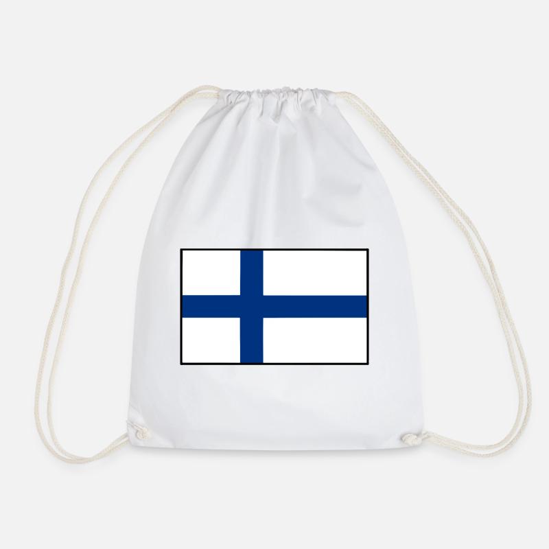 Finnland - Turnbeutel - Weiß