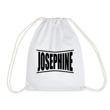 t-shirt Josephine t-shirt gift idea - Drawstring Bag - white - Front