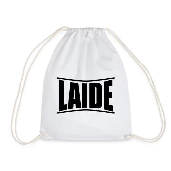 t-shirt Laide t-shirt gift idea - Drawstring Bag - white - Front