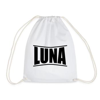 nom t-shirt Moon t-shirt idée cadeau - Sac de sport léger - blanc - Devant