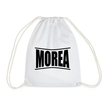 nom du t-shirt Morea idée cadeau t-shirt - Sac de sport léger - blanc - Devant