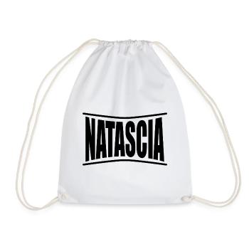 T-Shirt Natascia T-Shirt Geschenkidee - Turnbeutel - Weiß - Vorne