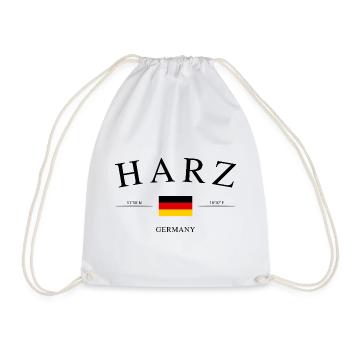 Harz Allemagne – Souvenir et cadeau de vacances - Sac de sport léger - blanc - Devant