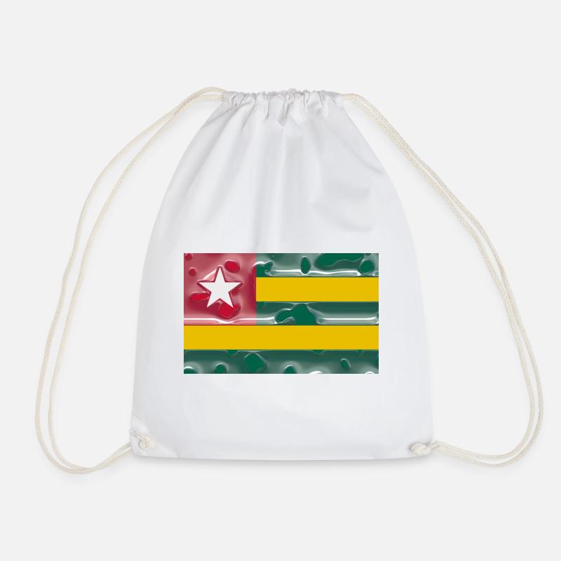 Togo als Togo - Turnbeutel - Weiß
