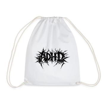 adhd_kaos - Turnbeutel - Weiß - Vorne