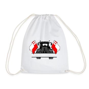 Utrecht_Tractor_Custom_Edition - Drawstring Bag - white - Front