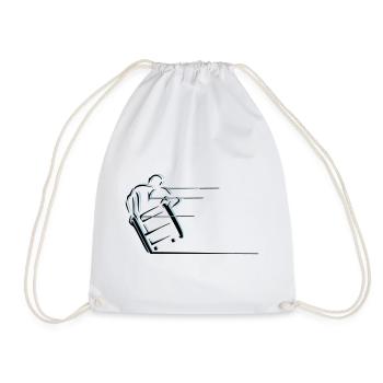 Fauteuil roulant sport vitesse - Sac de sport léger - blanc - Devant