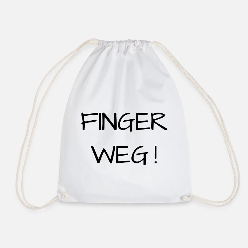 Finger weg! - Turnbeutel - Weiß