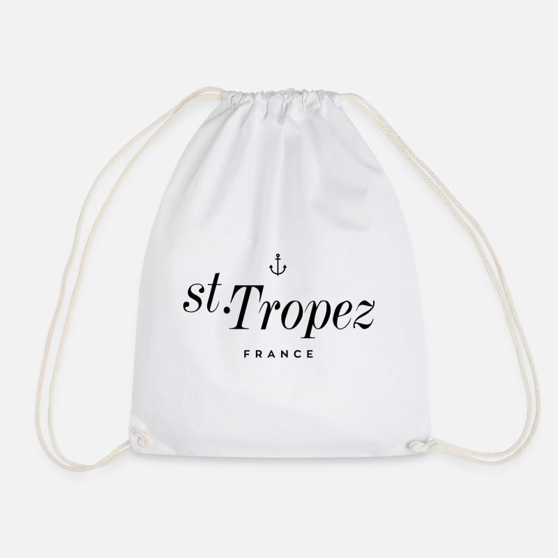 Saint-Tropez Frankreich - Turnbeutel - Weiß
