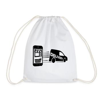 Achats en ligne et livraison de voiture - Sac de sport léger - blanc - Devant