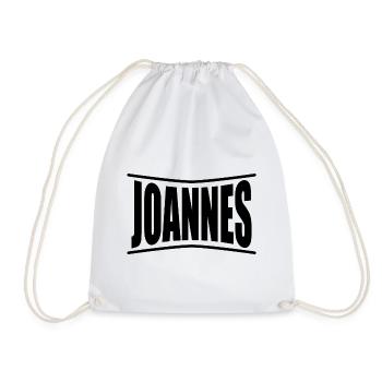 t-shirt Joannes t-shirt idée cadeau - Sac de sport léger - blanc - Devant