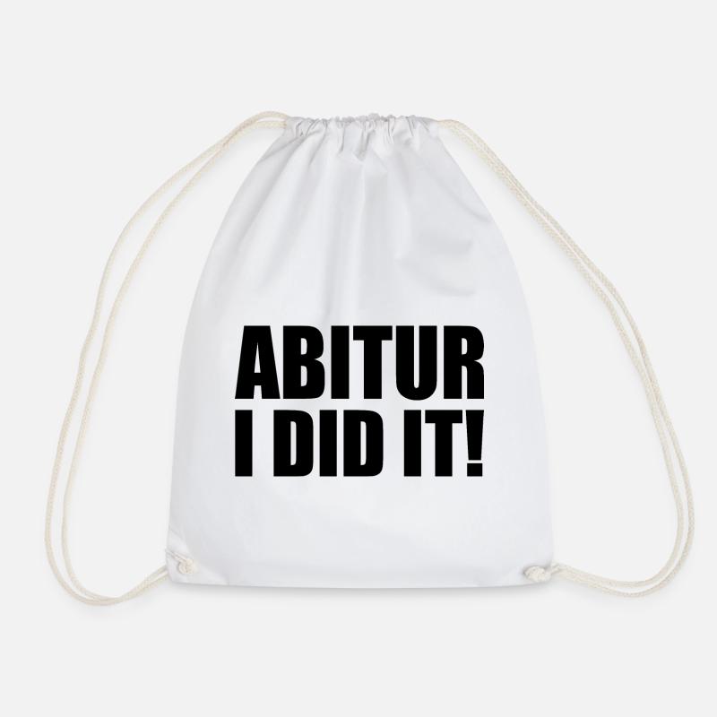 Abitur - Turnbeutel - Weiß