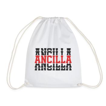 Ancilla t-shirt t-shirt idée cadeau empilé - Sac de sport léger - blanc - Devant