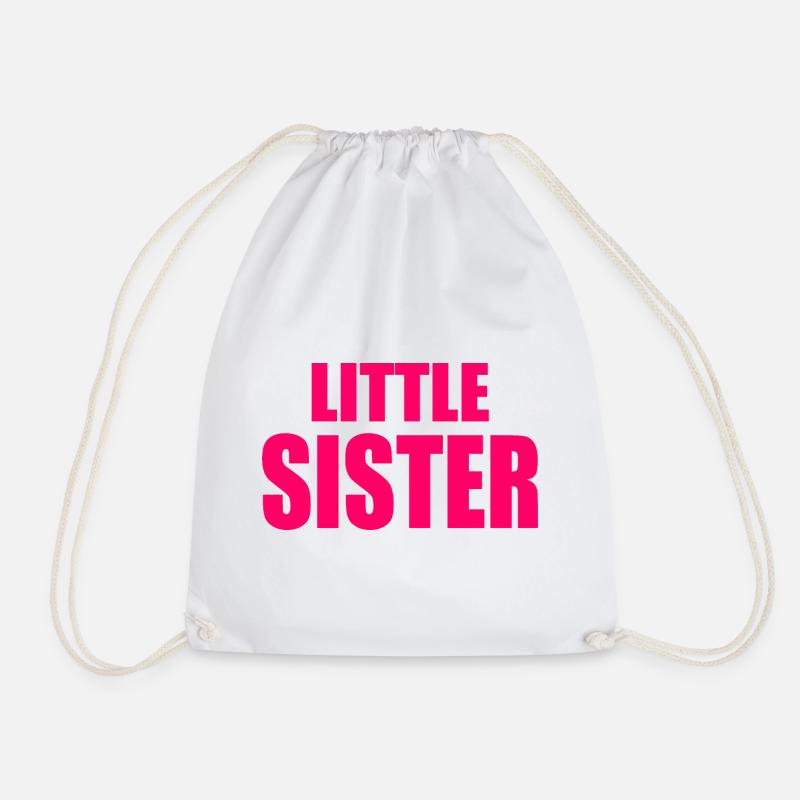 Little sister - Turnbeutel - Weiß