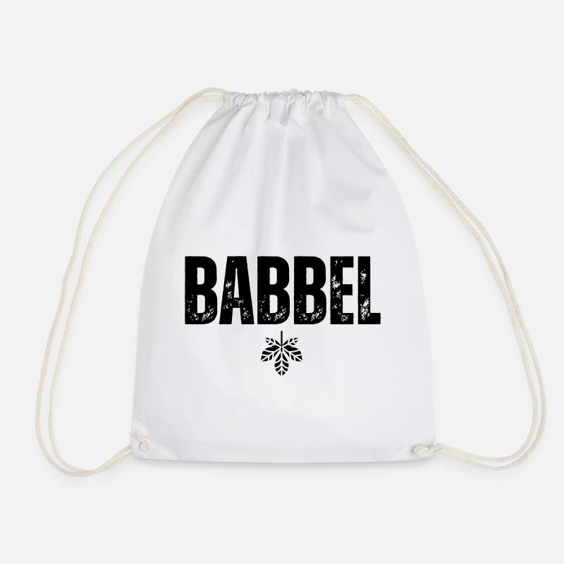 Babbel - Turnbeutel - Weiß