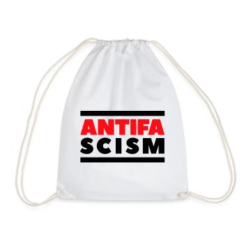 ANTIFA - Antifascisme - Sac de sport léger - blanc - Devant