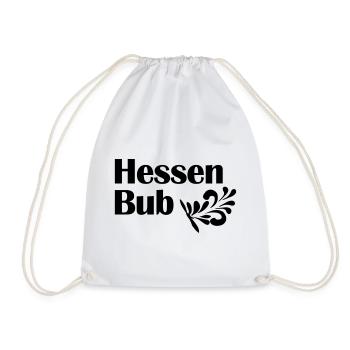 Hessen Bub - Frankfurt Design Shop Bembeltown.de - Turnbeutel - Weiß - Vorne