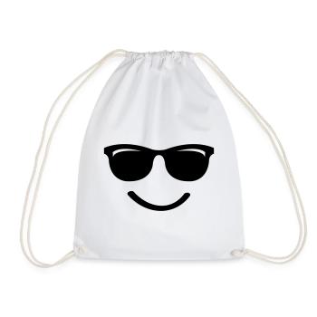 Sourire - Sac de sport léger - blanc - Devant
