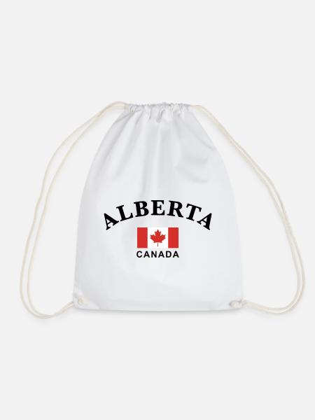 Alberta, Kanada - Turnbeutel - Weiß