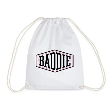 Baddie Aesthetic Böses Mädchen Bad Girl Baddie - Turnbeutel - Weiß - Vorne
