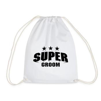 Super Groom - Turnbeutel - Weiß - Vorne