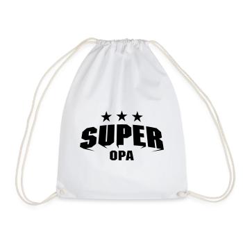 Super Opa - Turnbeutel - Weiß - Vorne