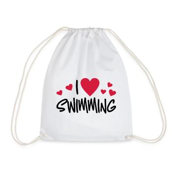 nage - Sac de sport léger - blanc - Devant