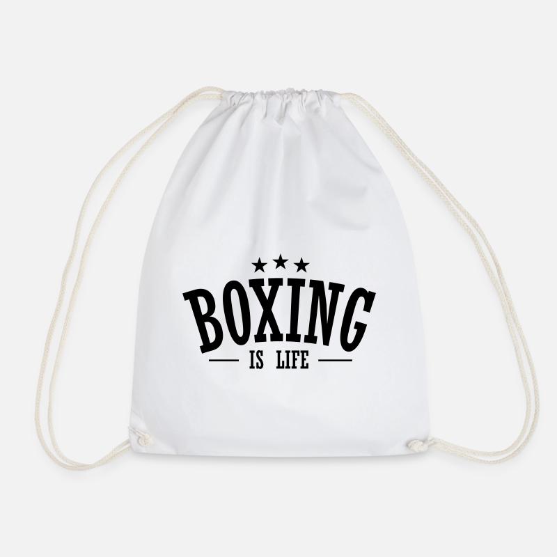 La boxe c'est la vie / La boxe c'est la vie - Sac de sport léger - blanc