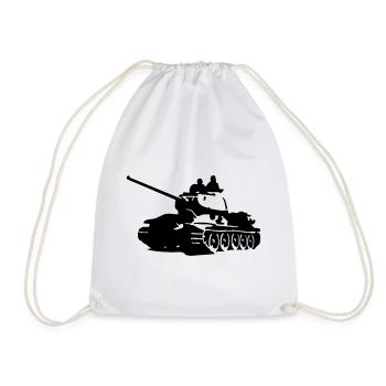 Tank T-34 - Sac de sport léger - blanc - Devant