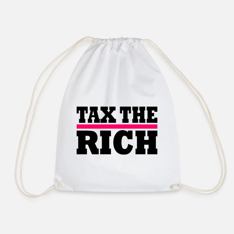 Tax the rich - Turnbeutel - Weiß
