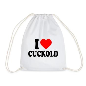 I love cuckold - Sac de sport léger - blanc - Devant