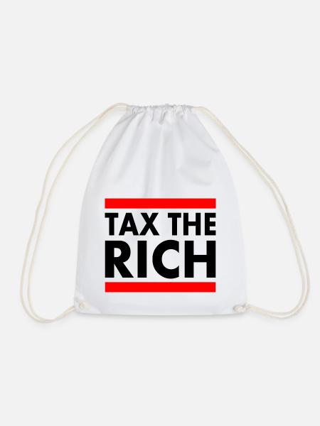 Tax the rich - Turnbeutel - Weiß