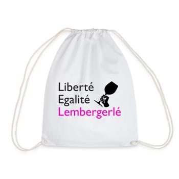 Liberté Egalité Lembergerlé - Turnbeutel - Weiß - Vorne