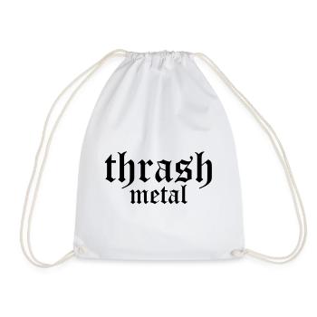 Thrash Metall - Turnbeutel - Weiß - Vorne