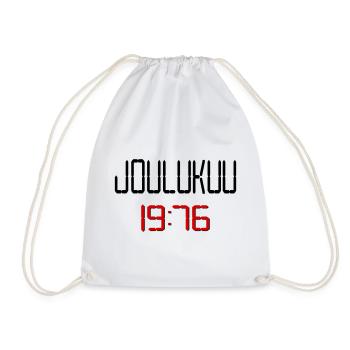 Finnland, Geburtstag Dezember 1976 - Turnbeutel - Weiß - Vorne