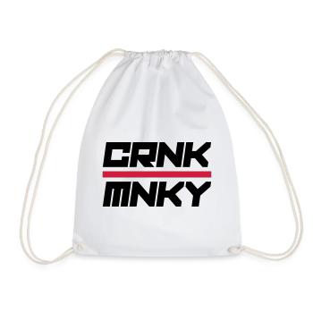 CRNK MNKY - Turnbeutel - Weiß - Vorne