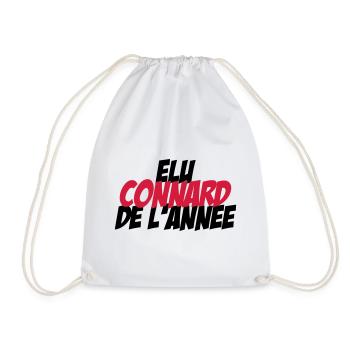 Elu Connard de l'année ! - Sac de sport léger - blanc - Devant