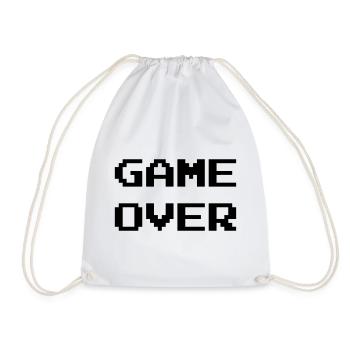 Game Over / Geek / Gaming / Gamer / Gamer / Player - Sac de sport léger - blanc - Devant