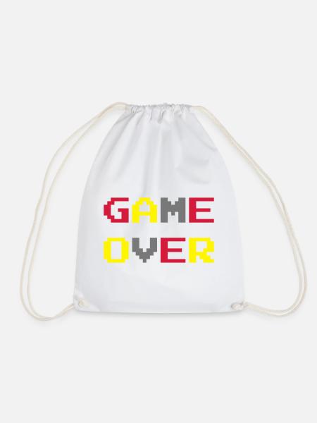 Game Over / Geek / Gaming / Gamer / Gamer / Player - Turnbeutel - Weiß