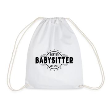 babysitter - Turnbeutel - Weiß - Vorne