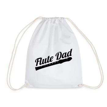 Père joueur de flûte - Sac de sport léger - blanc - Devant