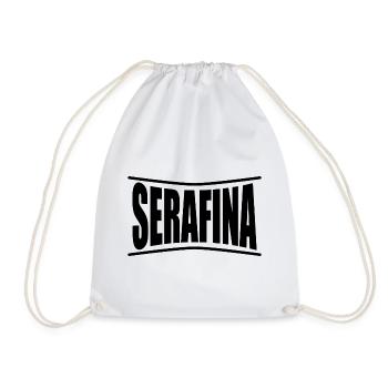 Serafina t-shirt t-shirt gift idea - Drawstring Bag - white - Front