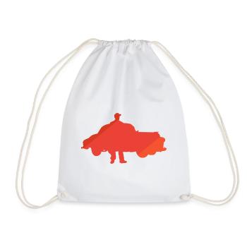 Outil de clé de mécanicien b - Sac de sport léger - blanc - Devant