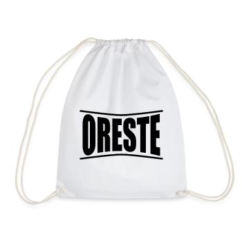Oreste t-shirt t-shirt idée cadeau - Sac de sport léger - blanc - Devant